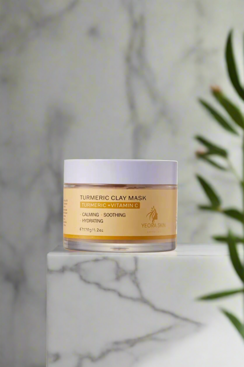 Turmeric vitamin C cleaning facial mask Turmeric mud facial mask deep cleaning facial mask Vitamin C smearing facial mask Perfect gift for Christmas, Halloween, Carnival, Valentine's Day and New Year, Pore Refining,, Spalike, Brightening Mask, Clay Mask,