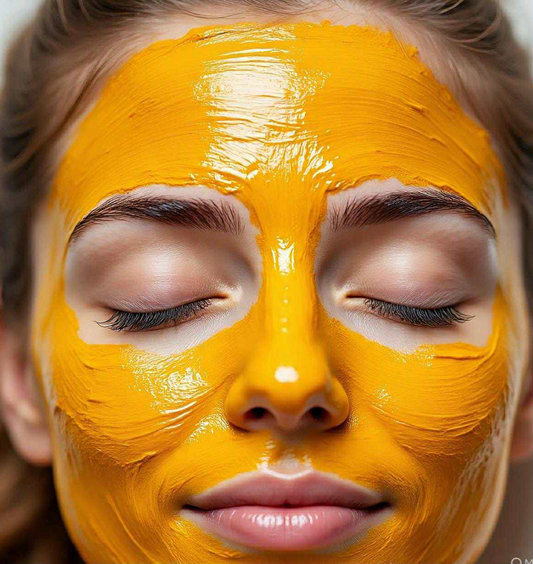Turmeric vitamin C cleaning facial mask Turmeric mud facial mask deep cleaning facial mask Vitamin C smearing facial mask Perfect gift for Christmas, Halloween, Carnival, Valentine's Day and New Year, Pore Refining,, Spalike, Brightening Mask, Clay Mask,