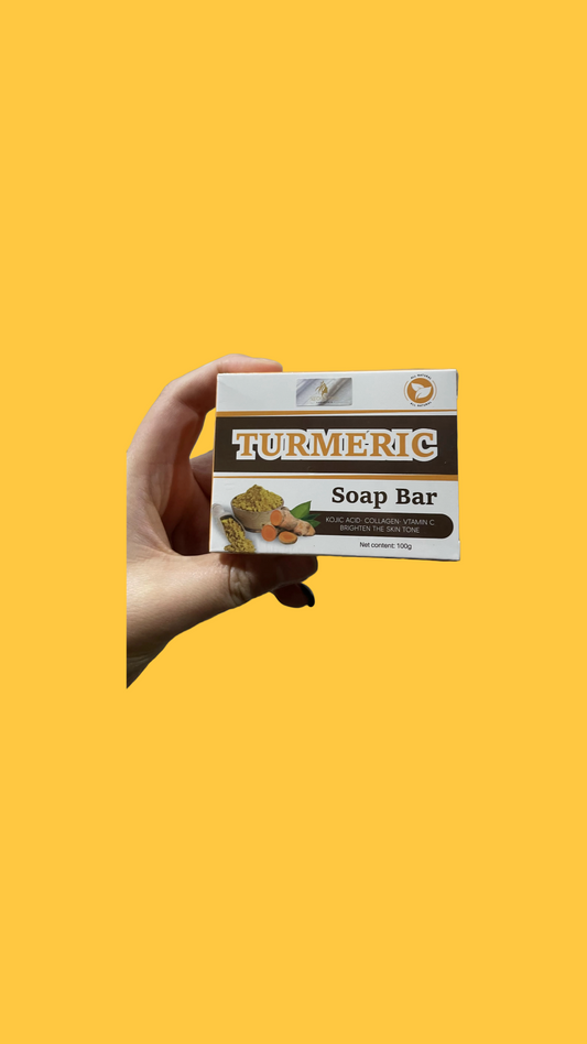 Turmeric Kojic Acid Brightening  Glow Soap Dark Spot & Acne Remover..